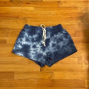 Women’s alternative shorts. Blue/white. Size S